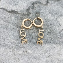 Earrings  Letters LOVE