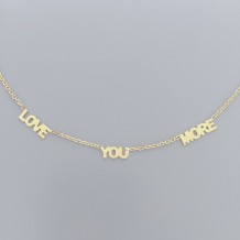 Necklace Expression Love You More